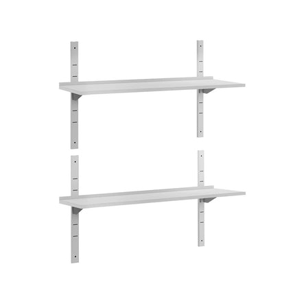 GGM Gastro Commercial Stainless Steel Wall Shelf ECO - 1500x400mm - 2 Tiers