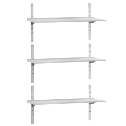 GGM Gastro Commercial Stainless Steel Wall Shelf ECO - 1600x300mm - 3 Tiers