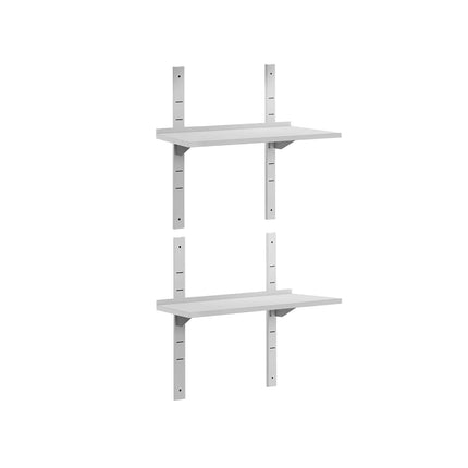 GGM Gastro Commercial Stainless Steel Wall Shelf ECO - 800x300mm - 2 Tiers