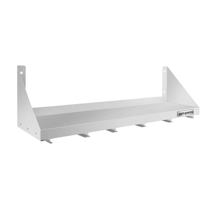 GGM Gastro Commercial Stainless Steel Wall Shelf for Containers 5x GN 1/6 - 1000x300mm - with Single Tier