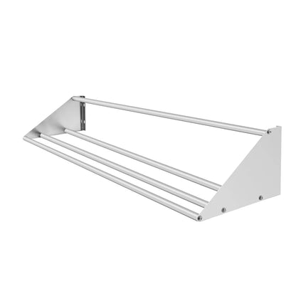 GGM Gastro Commercial Stainless Steel Wall Shelf for Dishwasher Racks 500x500mm - 1575x457mm - with Single Tier