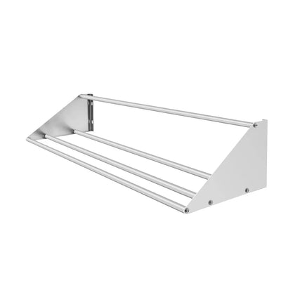 GGM Gastro Commercial Stainless Steel Wall Shelf for Dishwasher Racks 500x500mm - 1505x457mm - with Single Tier