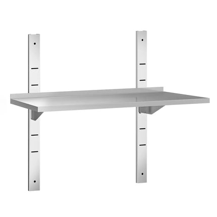 GGM Gastro Commercial Stainless Steel Wall Shelf PREMIUM - 1000x300mm - with Single Tier