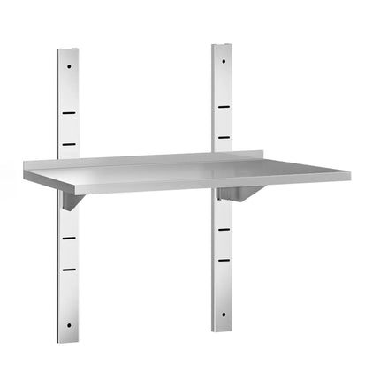 GGM Gastro Commercial Stainless Steel Wall Shelf PREMIUM - 600x400mm - Single Tier
