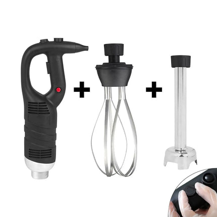 GGM Gastro Commercial Stick Blender - with Detachable 250mm Shaft & Whisk Attachment - 450W - Variable Speed