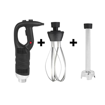 GGM Gastro Commercial Stick Blender - with Detachable 300mm Shaft & Whisk Attachment - 450W - Single Speed