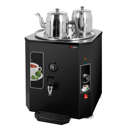GGM Gastro Commercial Tea Urn Manual Fill - 23 Litres - 2.5 kW - with 2 teapots