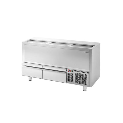 GGM Gastro Commercial Top Loading Bottle Cooler - Stainless steel - 445L