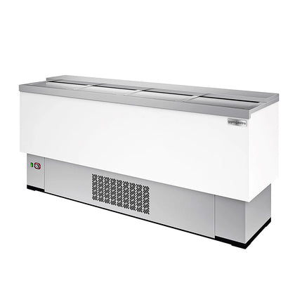 GGM Gastro Commercial Top Loading Bottle Cooler - White - 415L