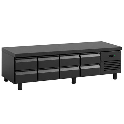 GGM Gastro Commercial Undercounter Fridge PREMIUM - +2 to +8°C - 2400mm - 8 Drawer - 8x GN 1/1