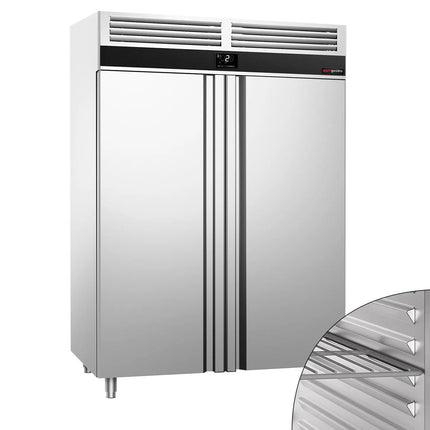 GGM Gastro Commercial Upright Fridge PREMIUM - GN 1/1 - 1350L - with 2 doors