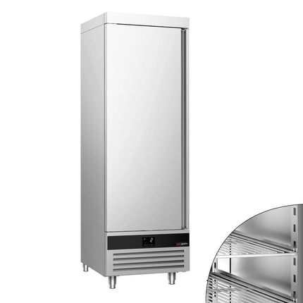 GGM Gastro Commercial Upright Fridge Stainless steel PREMIUM - 600L - with 1 door