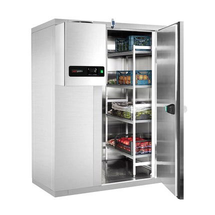 GGM Gastro Commercial Walk-In Cold Room - 1200x1200mm - 1,80m³ (1800L) - incl. Integral Refrigeration Unit