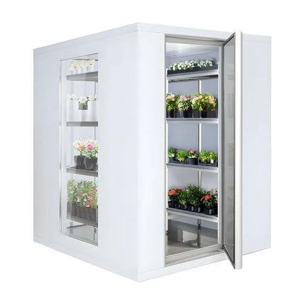 GGM Gastro Commercial Walk-In Cold Room - 1200x1500mm - 2,60m³ (2600L) - with 3 glass sides