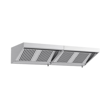 GGM Gastro Commercial Wall-Mounted Extraction Canopy - 2600mm - with Baffle Filters & LED Lighting