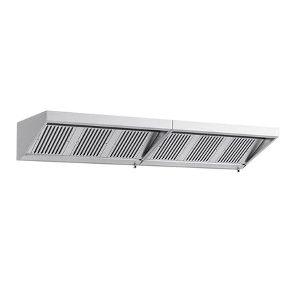 GGM Gastro Commercial Wall-Mounted Extraction Canopy - 3200mm - with Baffle Filters & LED Lighting