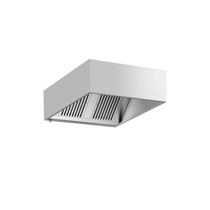 GGM Gastro Commercial Wall-Mounted Extractor Hood – 1200mm – Baffle Filters & Lighting