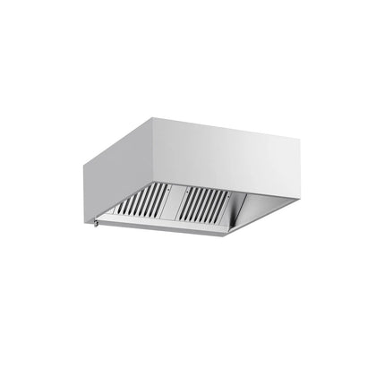 GGM Gastro Commercial Wall-Mounted Extractor Hood – 1200mm – with Baffle Filters & Lighting