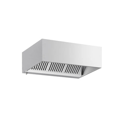 GGM Gastro Commercial Wall-Mounted Extractor Hood – 1400mm – with Baffle Filters & Lighting
