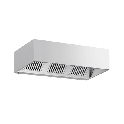 GGM Gastro Commercial Wall-Mounted Extractor Hood – 1800mm – with Baffle Filters & Lighting