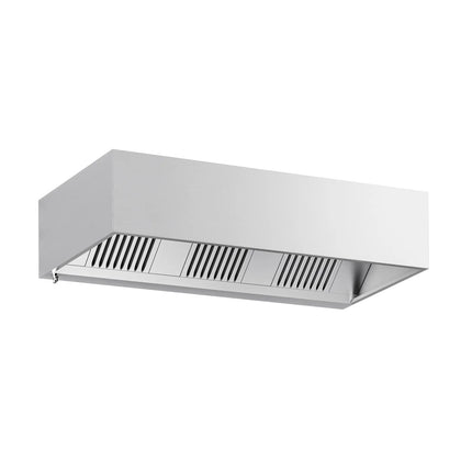 GGM Gastro Commercial Wall-Mounted Extractor Hood – 2000mm – with Baffle Filters & LED Lighting