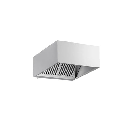 GGM Gastro Commercial Wall-Mounted Extractor Hood – 2200mm – with Baffle Filters & Lighting