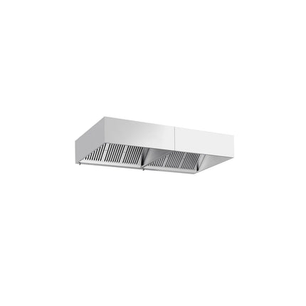 GGM Gastro Commercial Wall-Mounted Extractor Hood – 2800mm – with Baffle Filters & Lighting