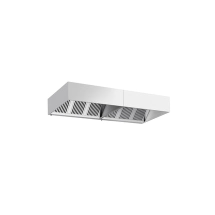 GGM Gastro Commercial Wall-Mounted Extractor Hood - 3200mm - with Baffle Filters & Lighting
