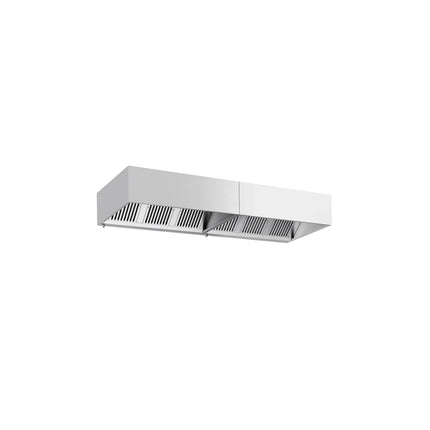 GGM Gastro Commercial Wall-Mounted Extractor Hood – 3200mm – with Baffle Filters & Lighting