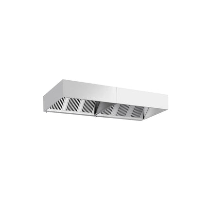 GGM Gastro Commercial Wall-Mounted Extractor Hood – 3400mm – with Baffle Filters & Lighting