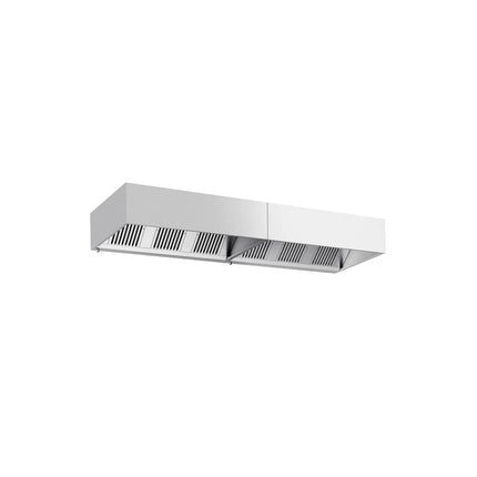 GGM Gastro Commercial Wall-Mounted Extractor Hood – 3600mm – with Baffle Filters & Lighting