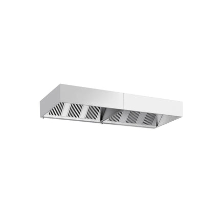 GGM Gastro Commercial Wall-Mounted Extractor Hood – 3800mm – with Baffle Filters & Lighting