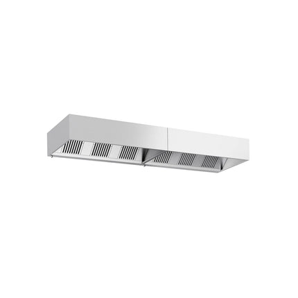 GGM Gastro Commercial Wall-Mounted Extractor Hood – 4000mm – with Baffle Filters & LED Lighting