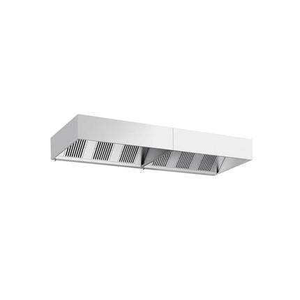 GGM Gastro Commercial Wall-Mounted Extractor Hood – 4000mm – with Baffle Filters & Lighting