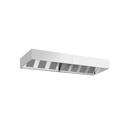GGM Gastro Commercial Wall-Mounted Extractor Hood – 4200mm – with Baffle Filters & Lighting