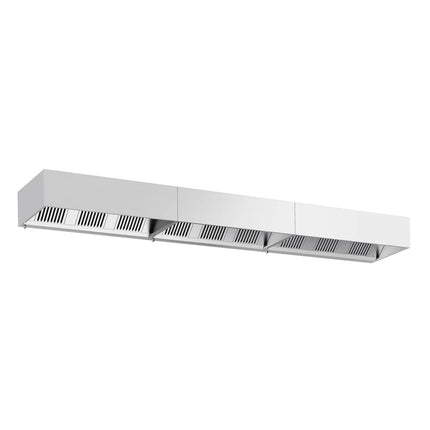 GGM Gastro Commercial Wall-Mounted Extractor Hood – 5600mm – with Baffle Filters & Lighting