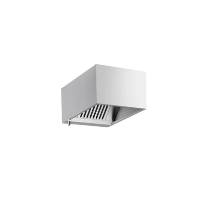 GGM Gastro Commercial Wall-Mounted Extractor Hood - 800mm - with Baffle Filters & Lighting