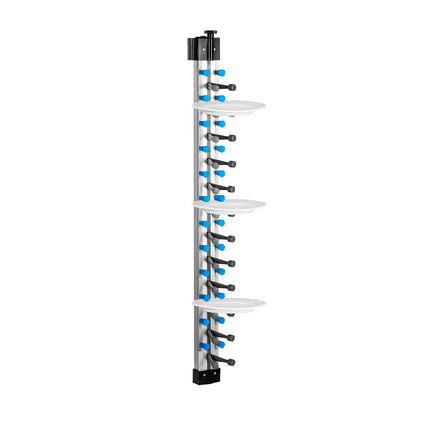 GGM Gastro Commercial Wall-Mounted Plate Rack - up to 12 Plates - Ø 16-32cm - Height: 1015mm