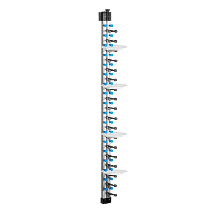 GGM Gastro Commercial Wall-Mounted Plate Rack - up to 18 Plates - Ø 16-32cm - Height: 1425mm