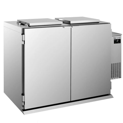GGM Gastro Commercial Waste Cooler - 2x 120L - Right-hand Refrigeration Unit