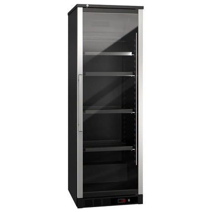 GGM Gastro Commercial Wine Fridge - Black - Single Zone - 400L - max. 72 bottles