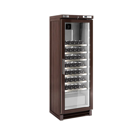 GGM Gastro Commercial Wine Fridge - Pine wood - Single Zone - 350L - max. 100 bottles