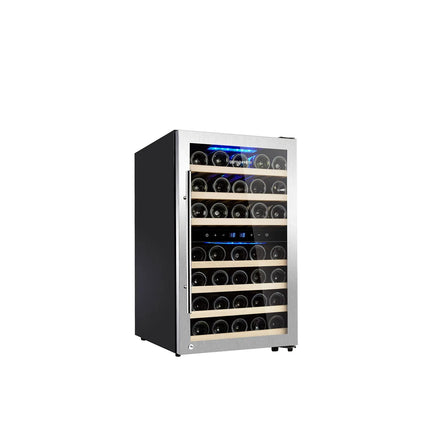 GGM Gastro Commercial Wine Fridge - Stainless Steel - Dual Zone - 120L - max. 45 bottles