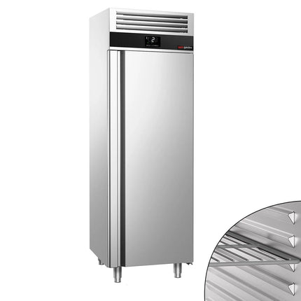 GGM Gastro CommercialUpright Fridge Stainless steel PREMIUM - GN 2/1 - 700L - with 1 door