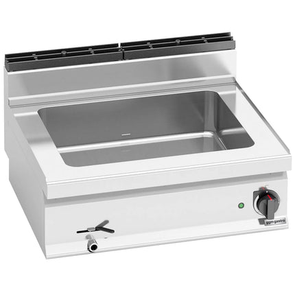 GGM Gastro Countertop Bain Marie - 2x GN 1/1 - 2,4 kW - with Drain Tap