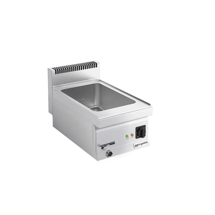 GGM Gastro Countertop Bain Marie - GN 1/3 & GN 1/2 - 1,2 kW - with Drain Tap