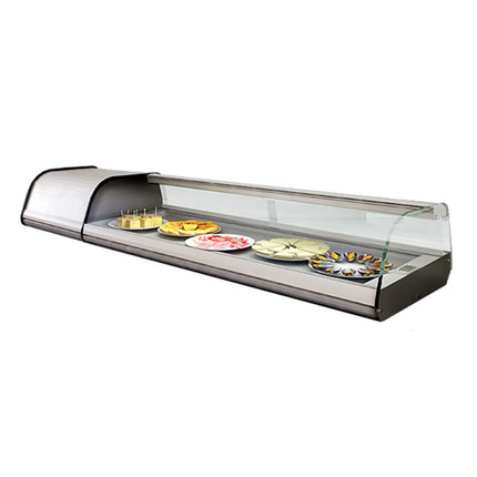 GGM Gastro Countertop Display Fridge PREMIUM PLUS - 1620x230mm - 6x GN 1/3