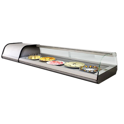 GGM Gastro Countertop Display Fridge PREMIUM PLUS - 1972x410x230mm - 8x GN 1/3
