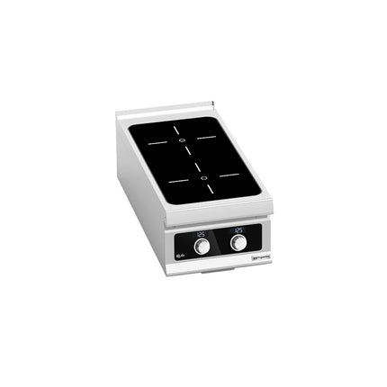 GGM Gastro Countertop Induction Hob - 10kW - 2 zones - Bflex Digital