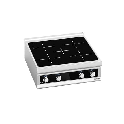 GGM Gastro Countertop Induction Hob - 20kW - 4 zones - Bflex Digital - Heavy Duty - High-Output Model